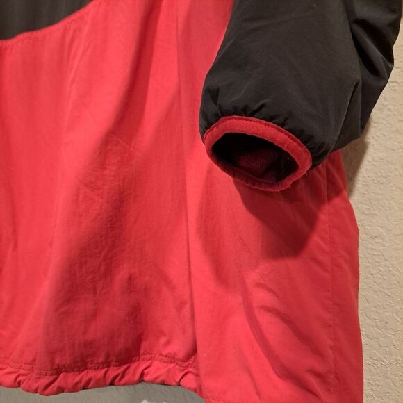 Chubbies Fleece Lined Jacket Nylon Red Black Buffalo Check Large Pockets XXL - Picture 11 of 12